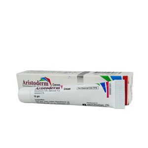 Aristoderm 50mg+1gm+100mg/100gm Cream