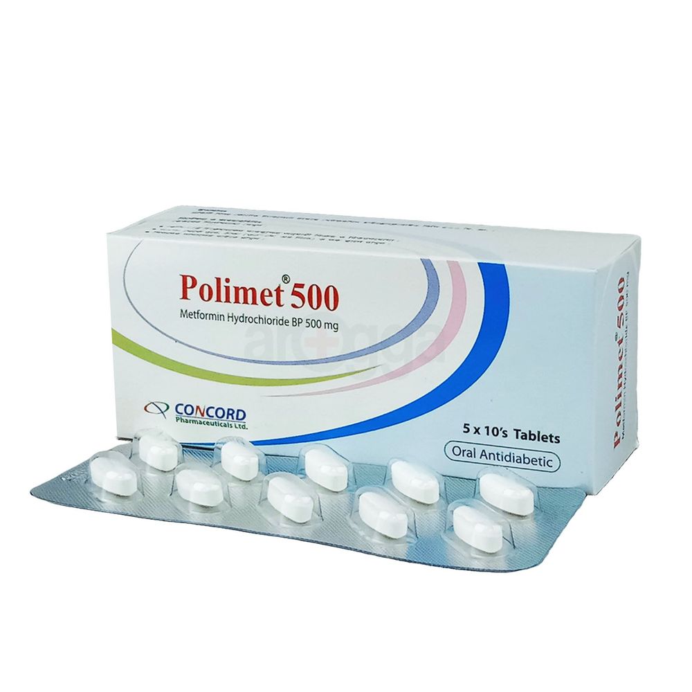 Polimet 500mg Tablet