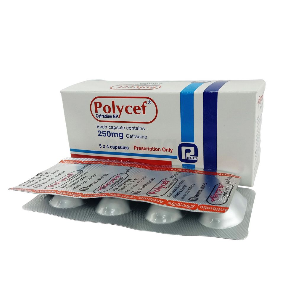 Polycef 250mg Capsule