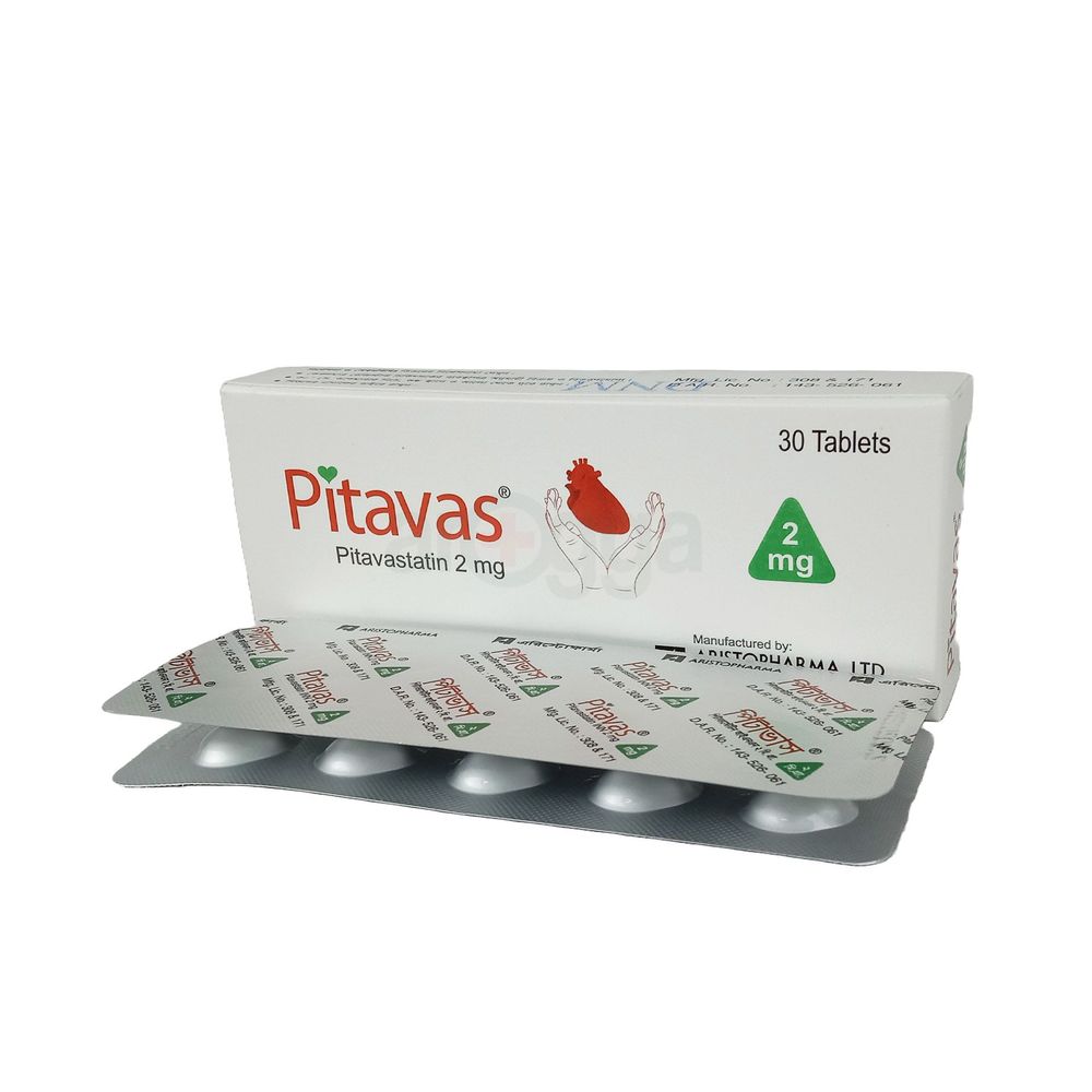 Pitavas 2mg Tablet - Arogga Online Pharmacy