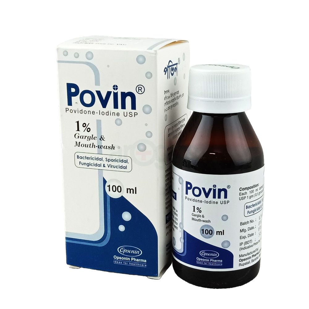 Povin 1% 1% Mouthwash