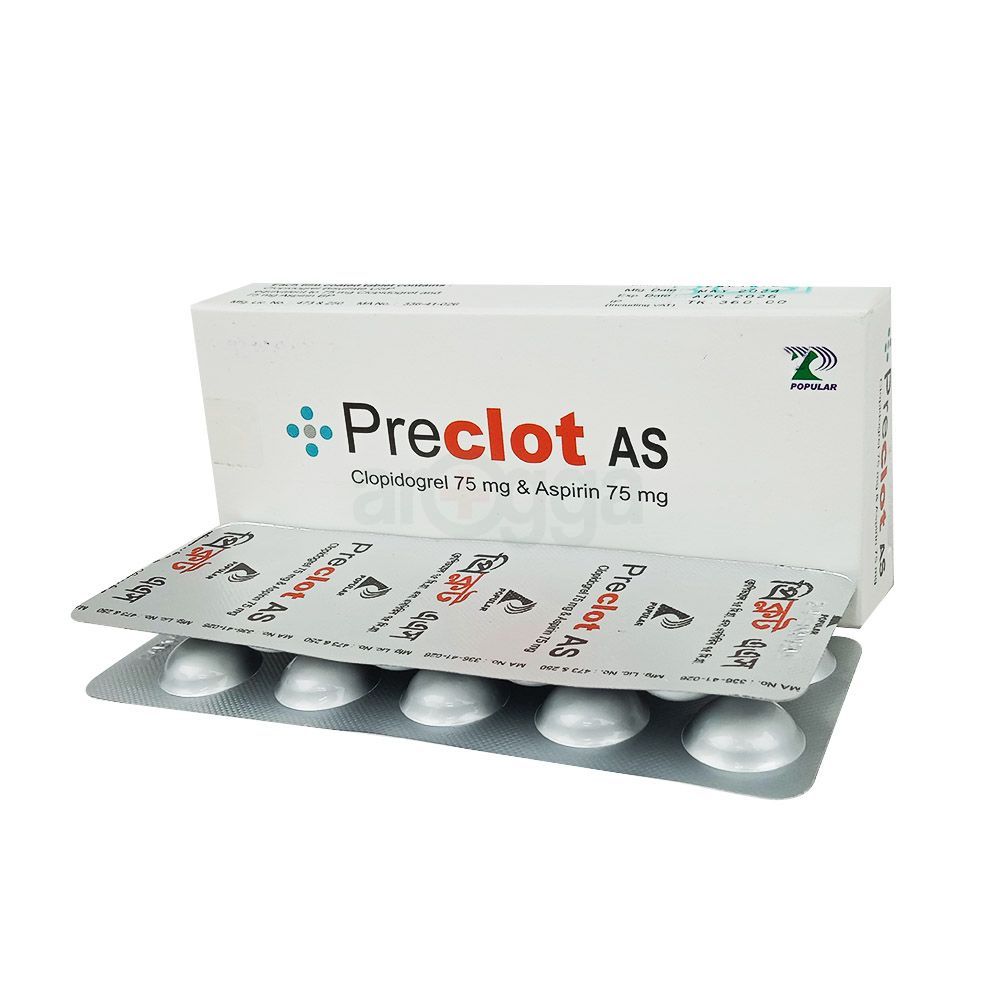 Preclot-AS 75mg+75mg Tablet