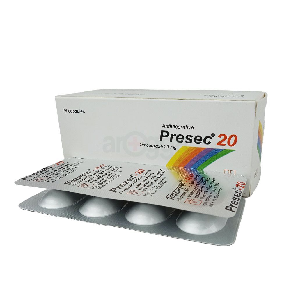 Presec 20mg Capsule