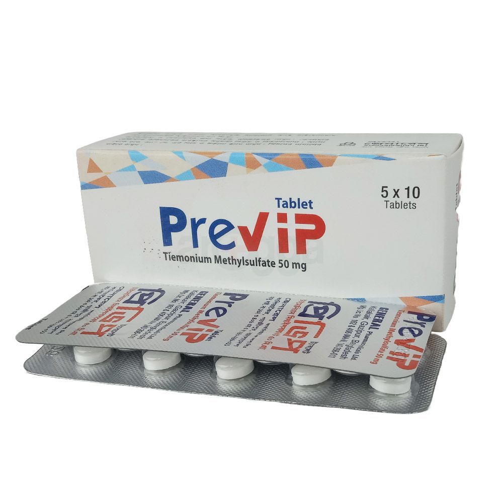 Previp 50mg Tablet - Arogga Online Pharmacy