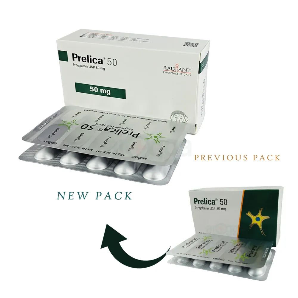 Prelica 50mg Capsule