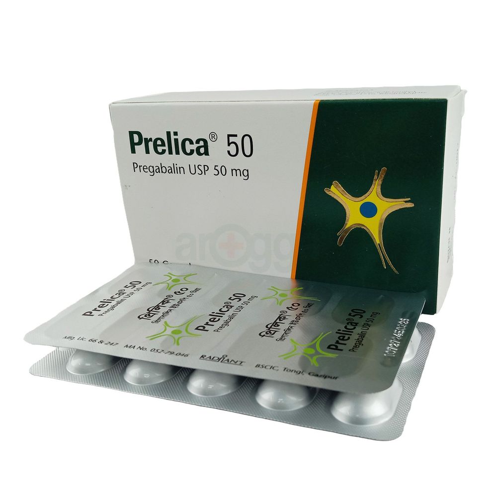 Prelica 50mg Capsule