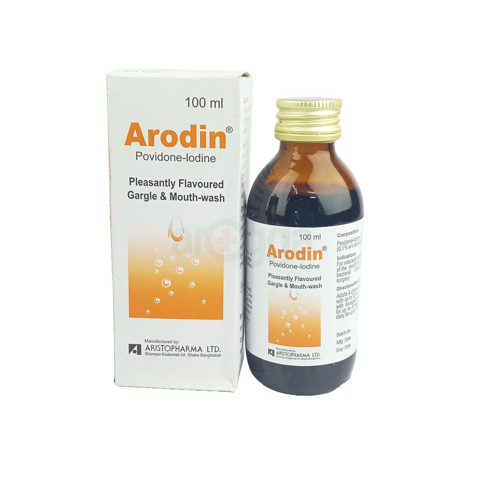 Arodin Mouthwash 100 ml gargle 1% Mouthwash