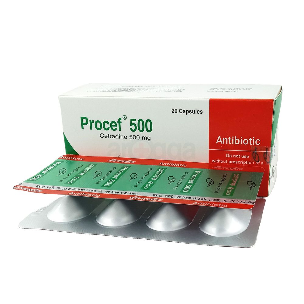 Procef 500mg Capsule - Arogga Online Pharmacy