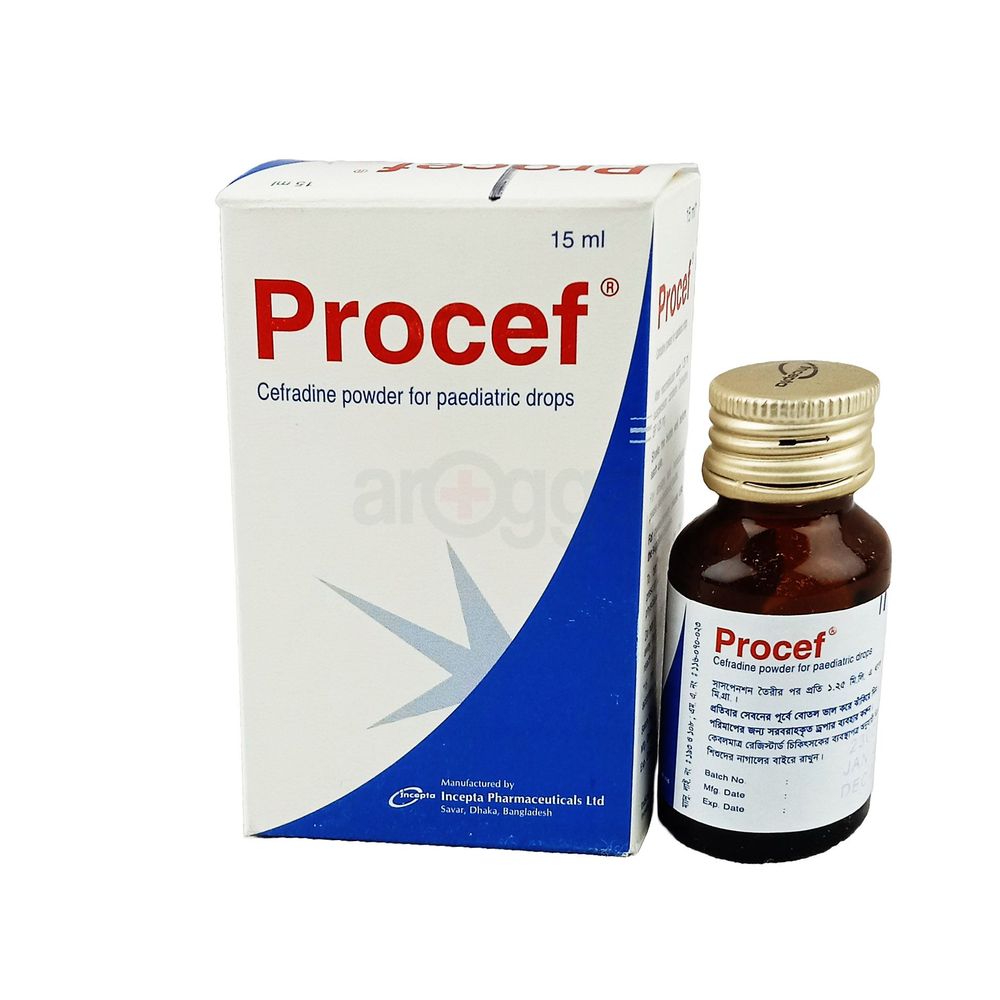 Procef 125mg/1.25ml Pediatric Drops