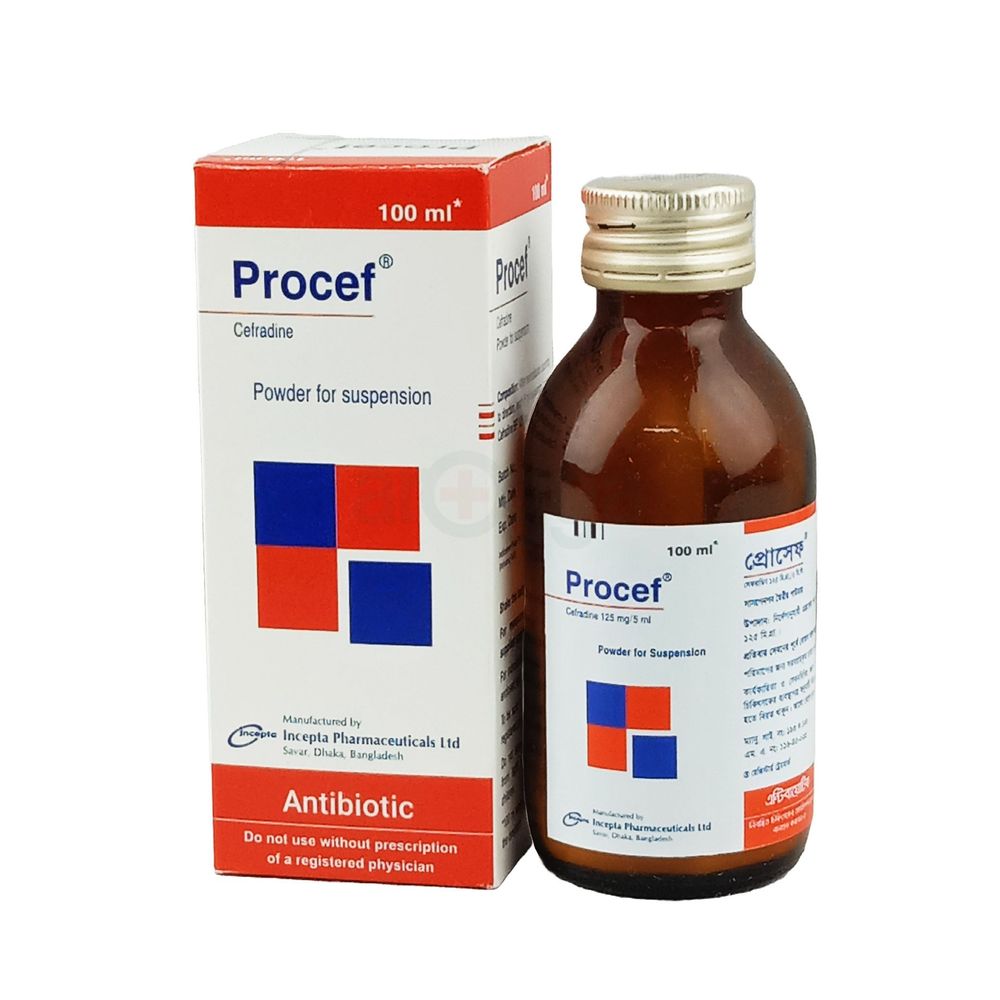 Procef 125mg/5ml Powder for Suspension