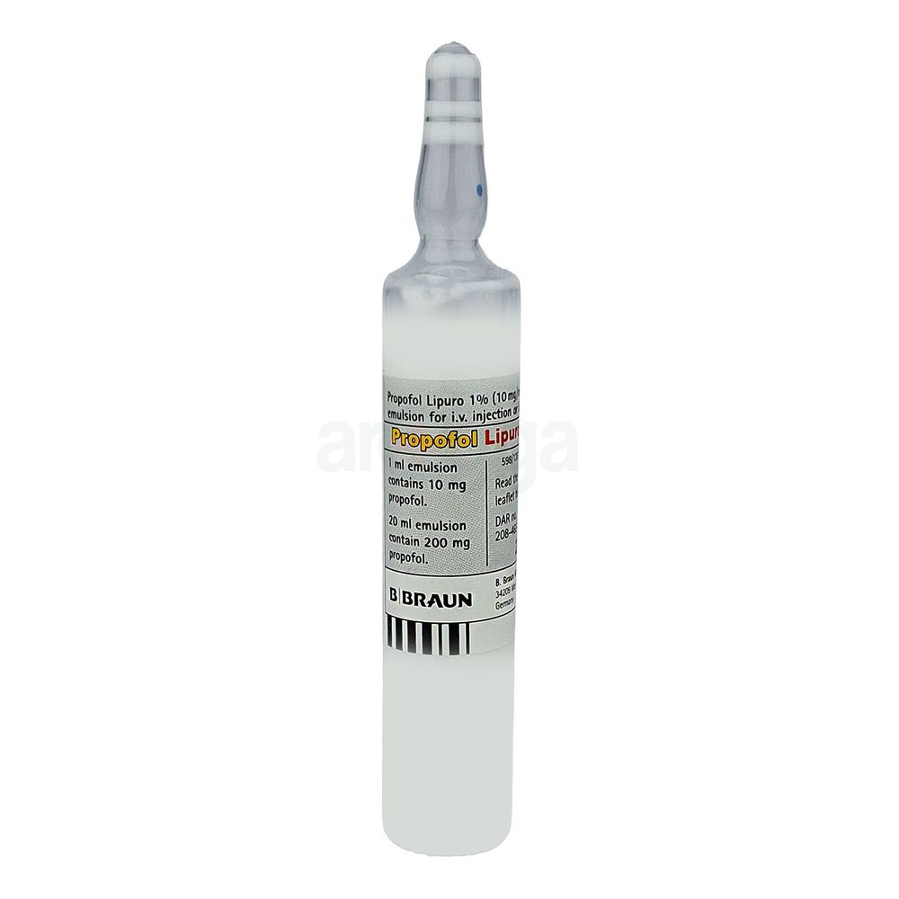 Propofol Lipuro 10mg/ml Injection