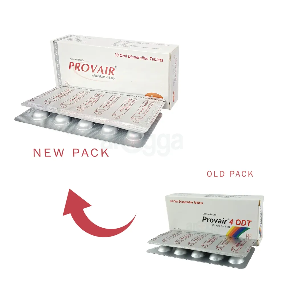 Provair 4 ODT 4mg Tablet