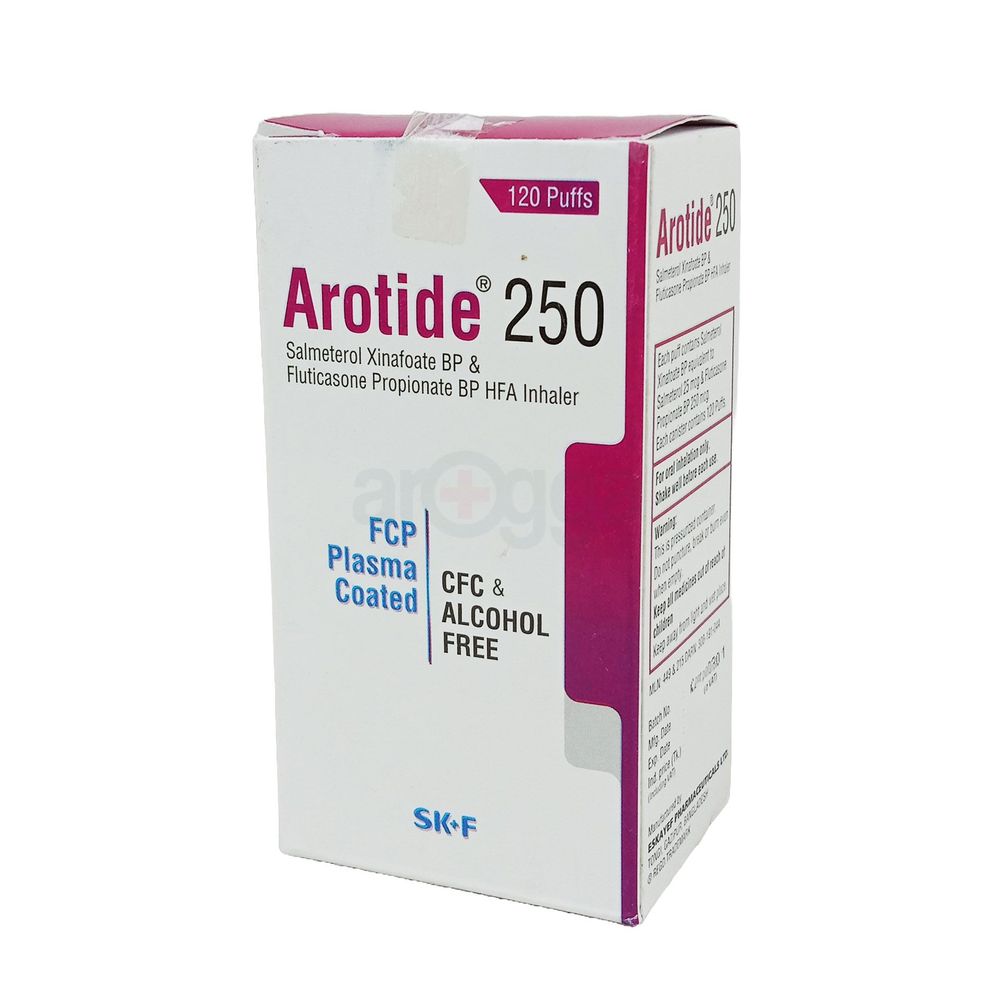 Arotide 25/250 25mcg+250mcg Inhaler