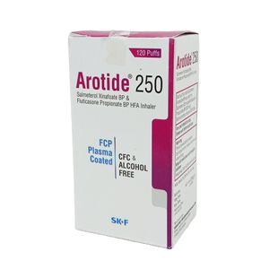 Arotide 25/250 25mcg+250mcg Inhaler