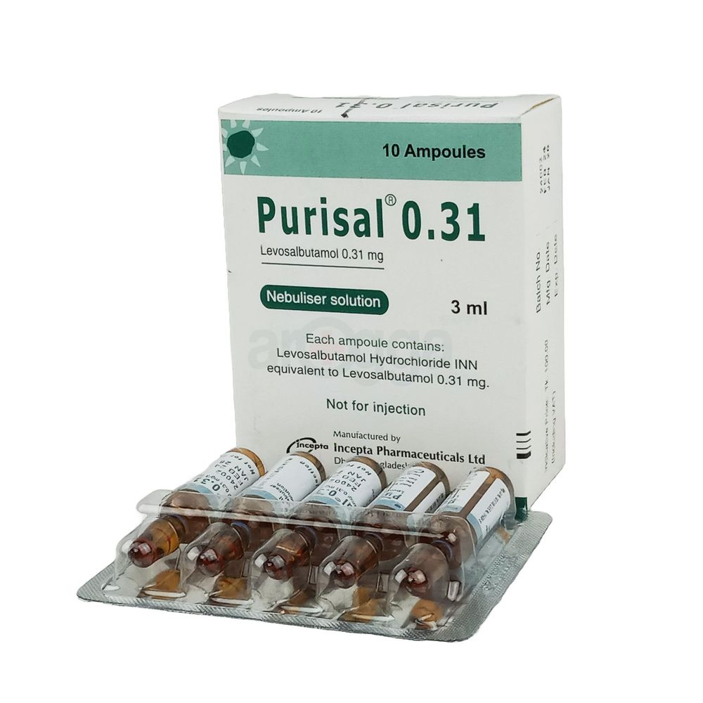 Purisal 0.31 0.31mg/3ml Nebuliser Solution