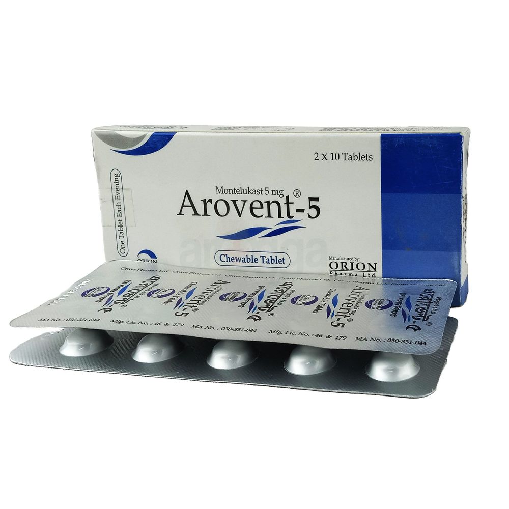 Arovent 5mg Tablet