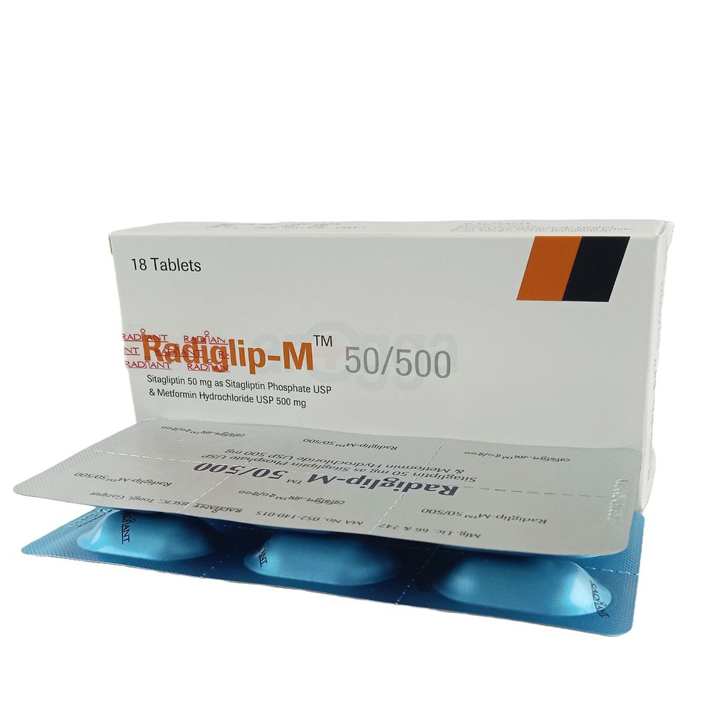 Radiglip M 500mg+50mg Tablet