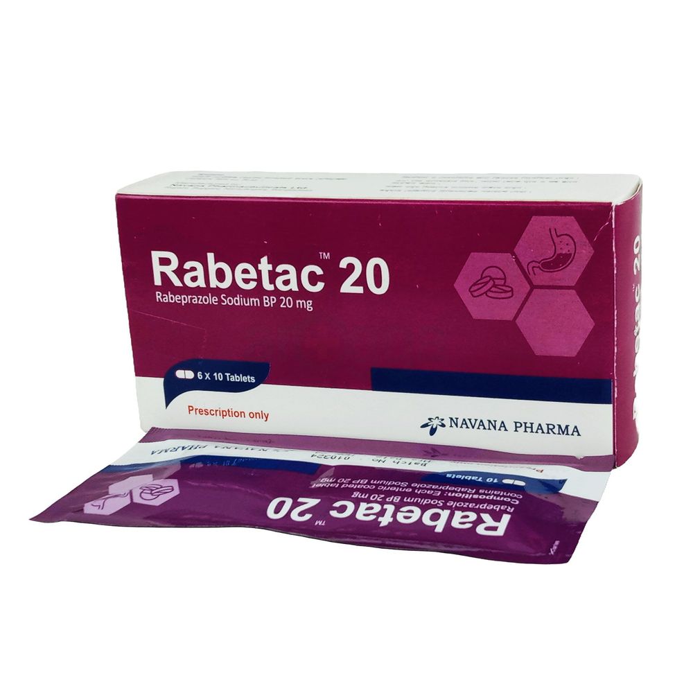 Rabetac 20mg Tablet