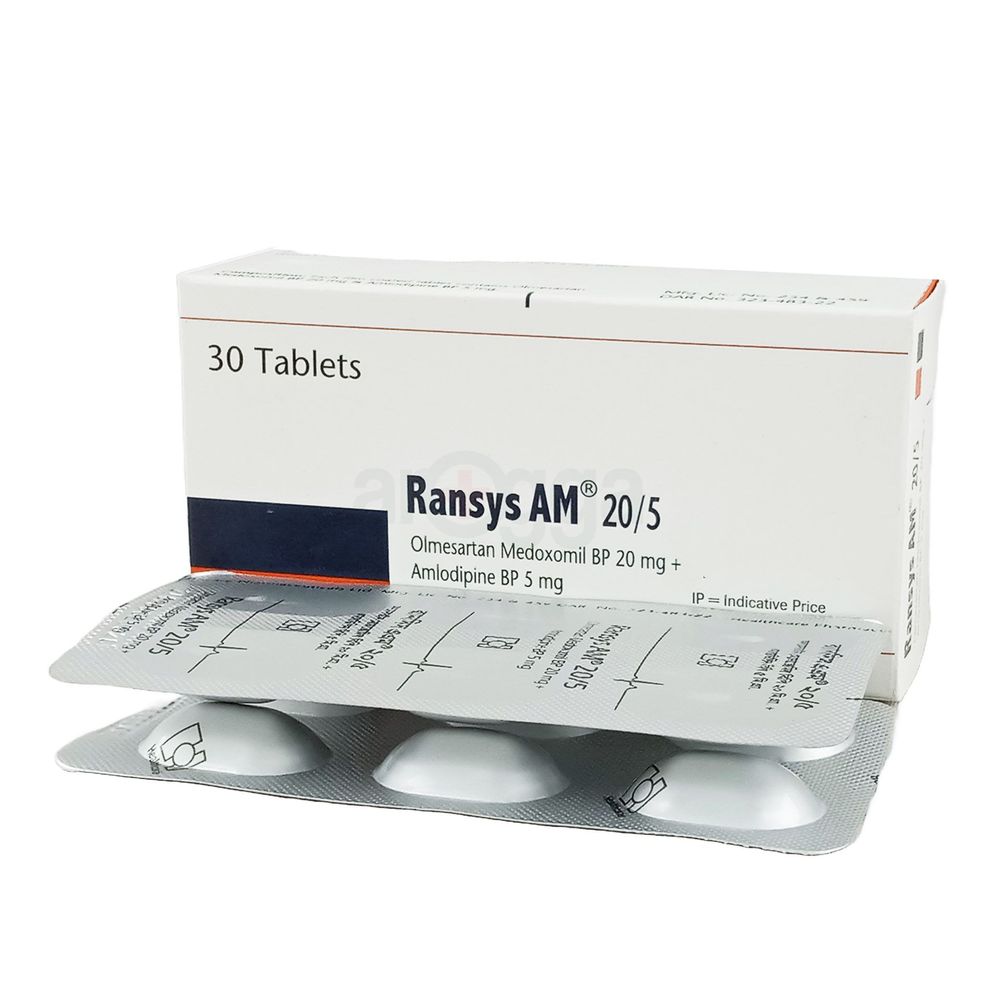 Ransys AM 20 5mg+20mg Tablet