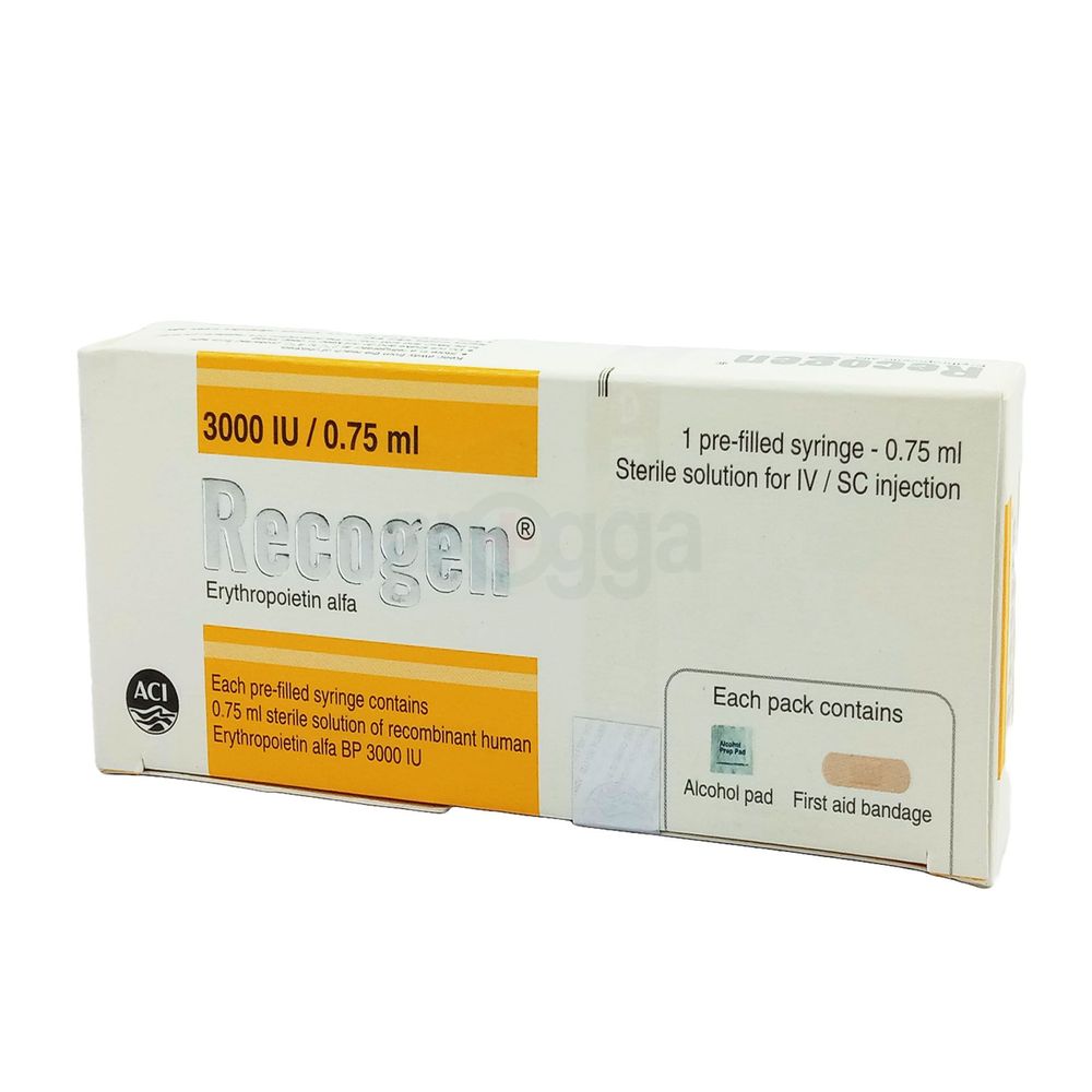 Recogen prefilled syringe 3000 IU 3000IU/0.75ml Injection
