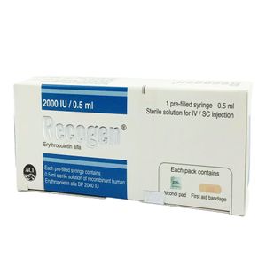 Recogen prefilled syringe 2000 IU 2000IU/0.5ml Injection