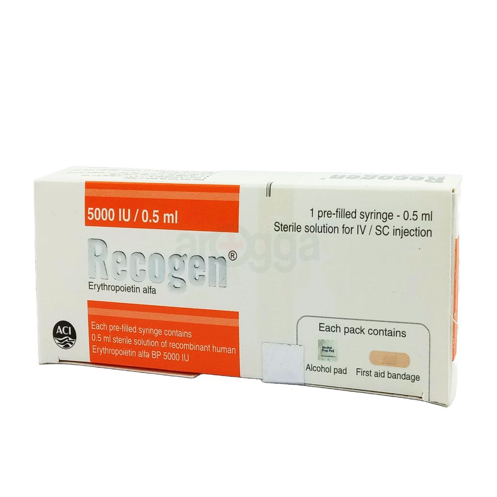 Recogen prefilled syringe 5000 IU 5000IU/0.5ml Injection