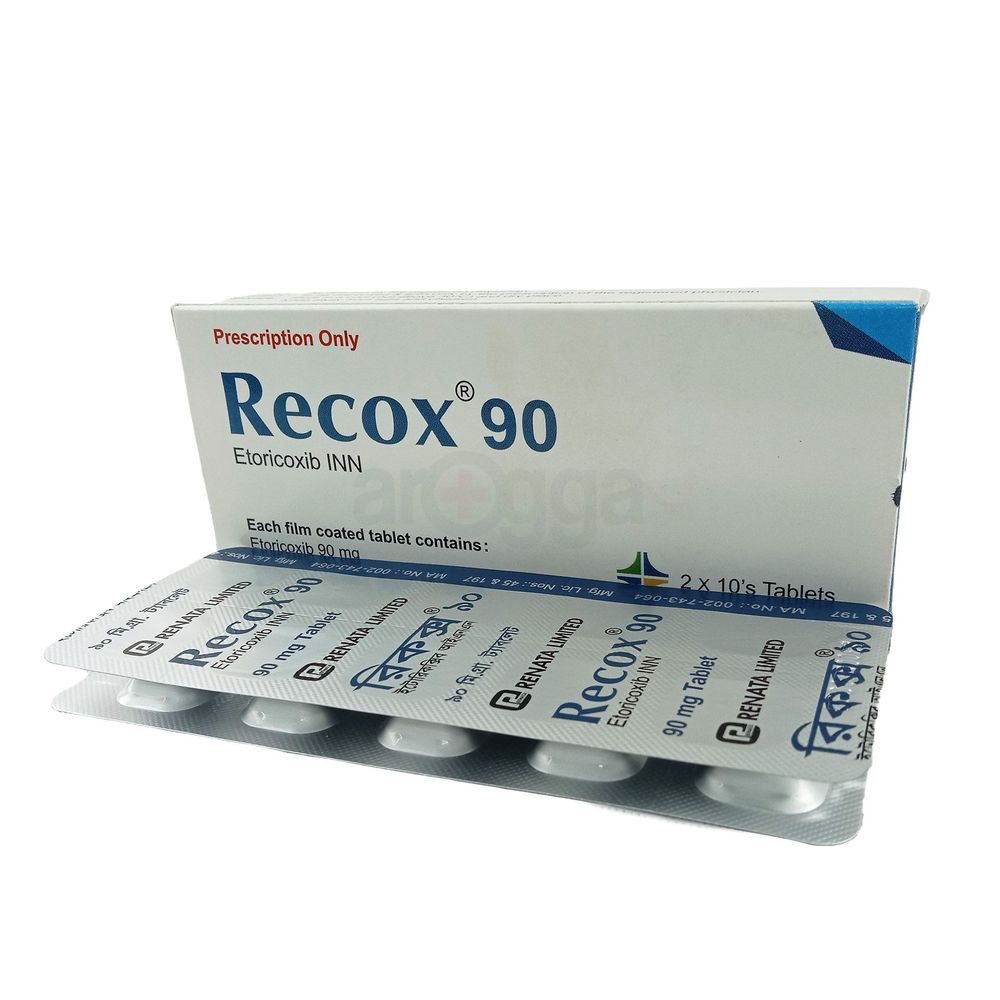 Recox 90mg Tablet - Arogga Online Pharmacy