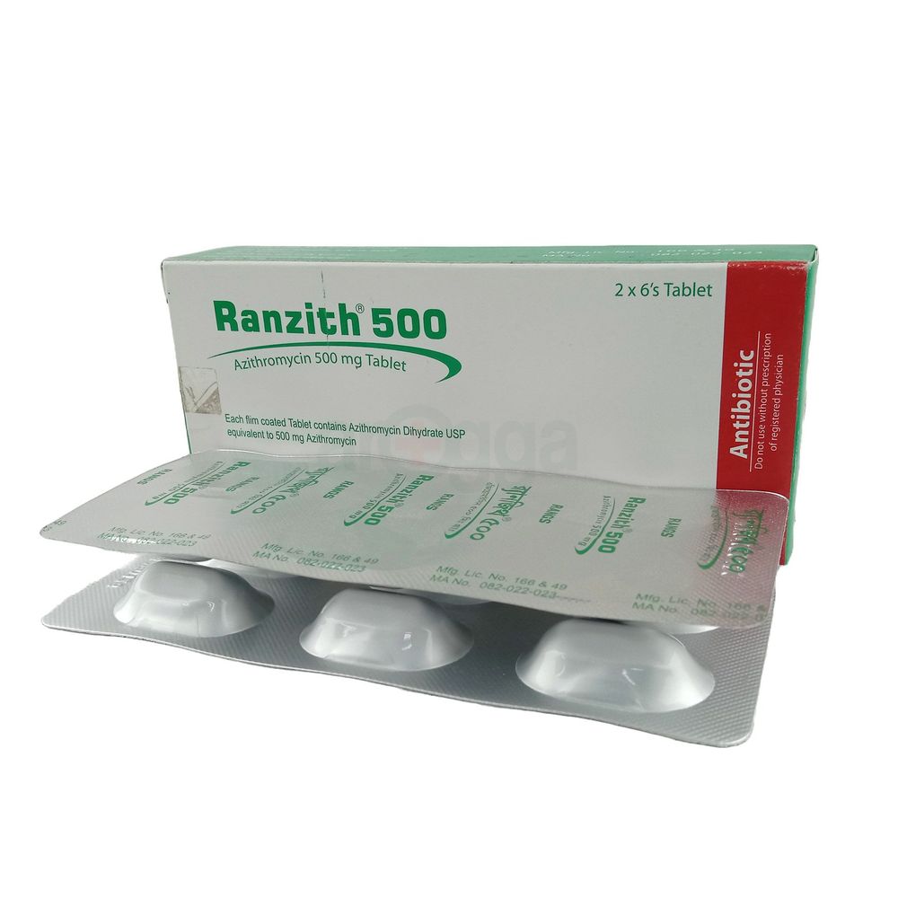 Ranzith 500mg Tablet - Arogga Online Pharmacy