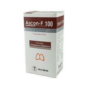 Ascon-F 100 (100mcg+6mcg)/puff Inhaler