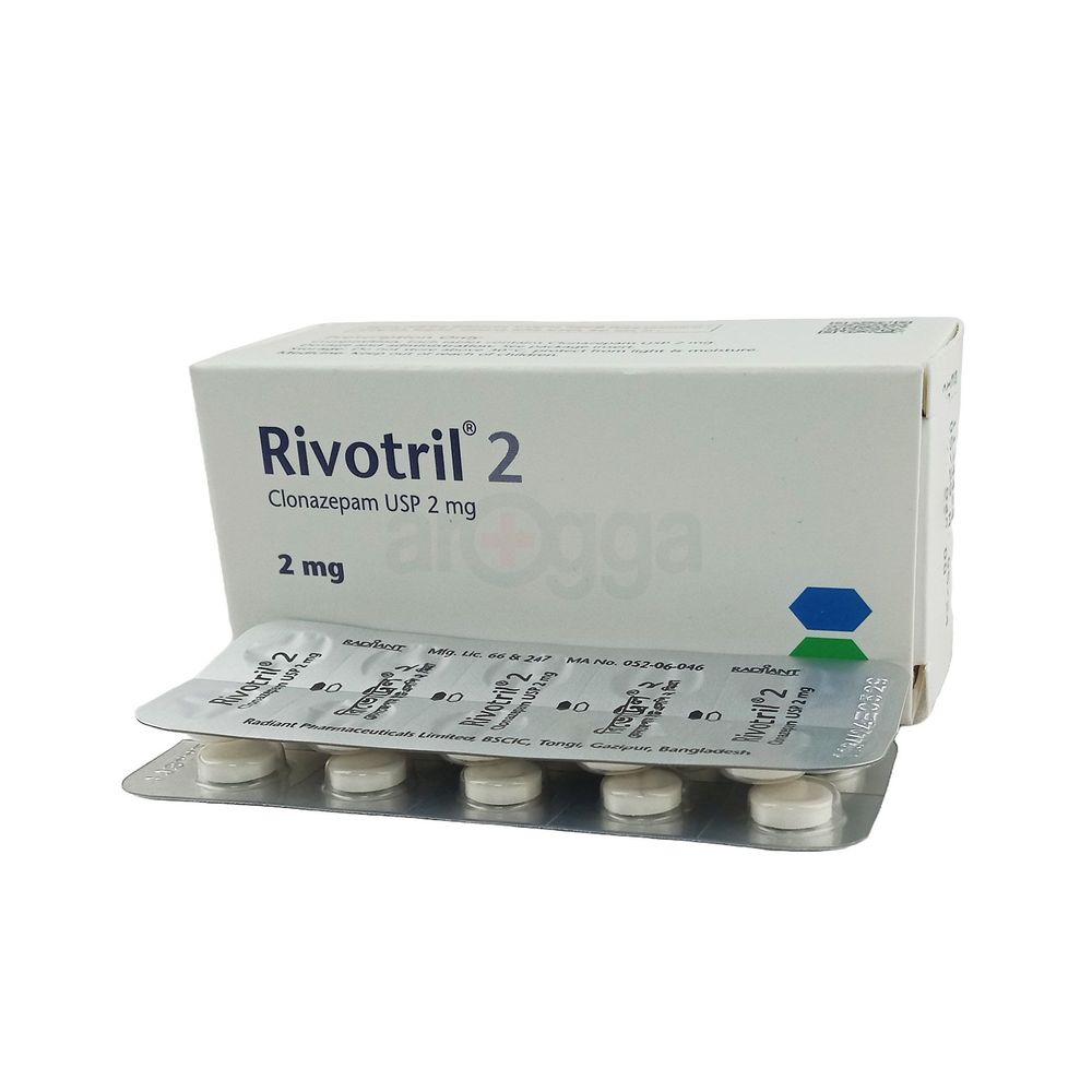 Rivotril 2mg Tablet - Arogga Online Pharmacy