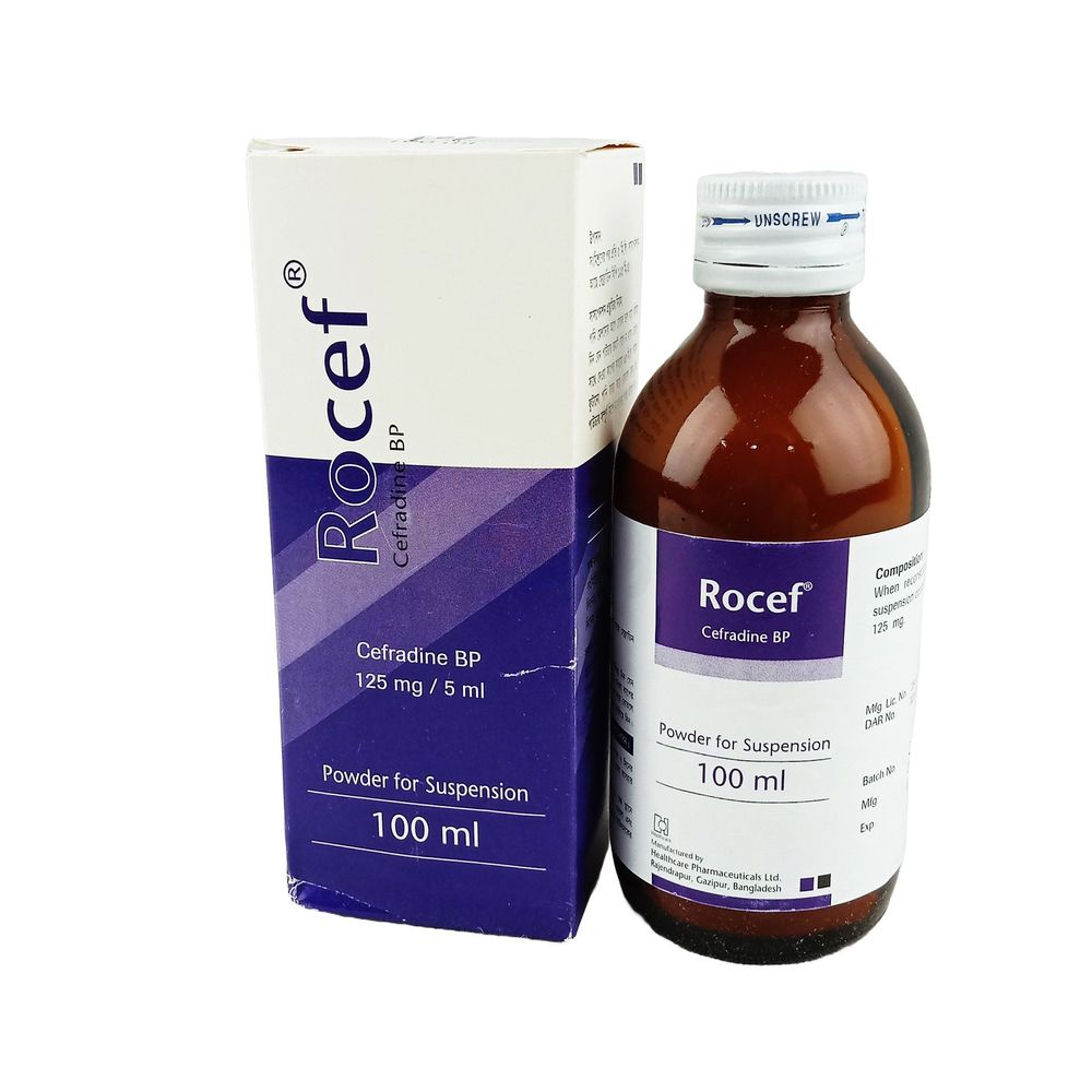 Rocef 125mg/5ml Powder for Suspension