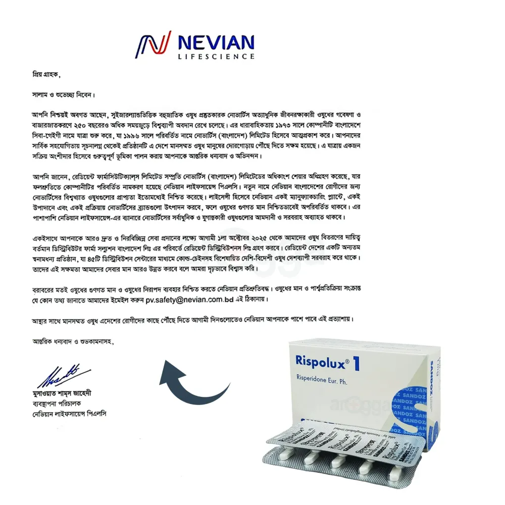 Rispolux 1mg Tablet