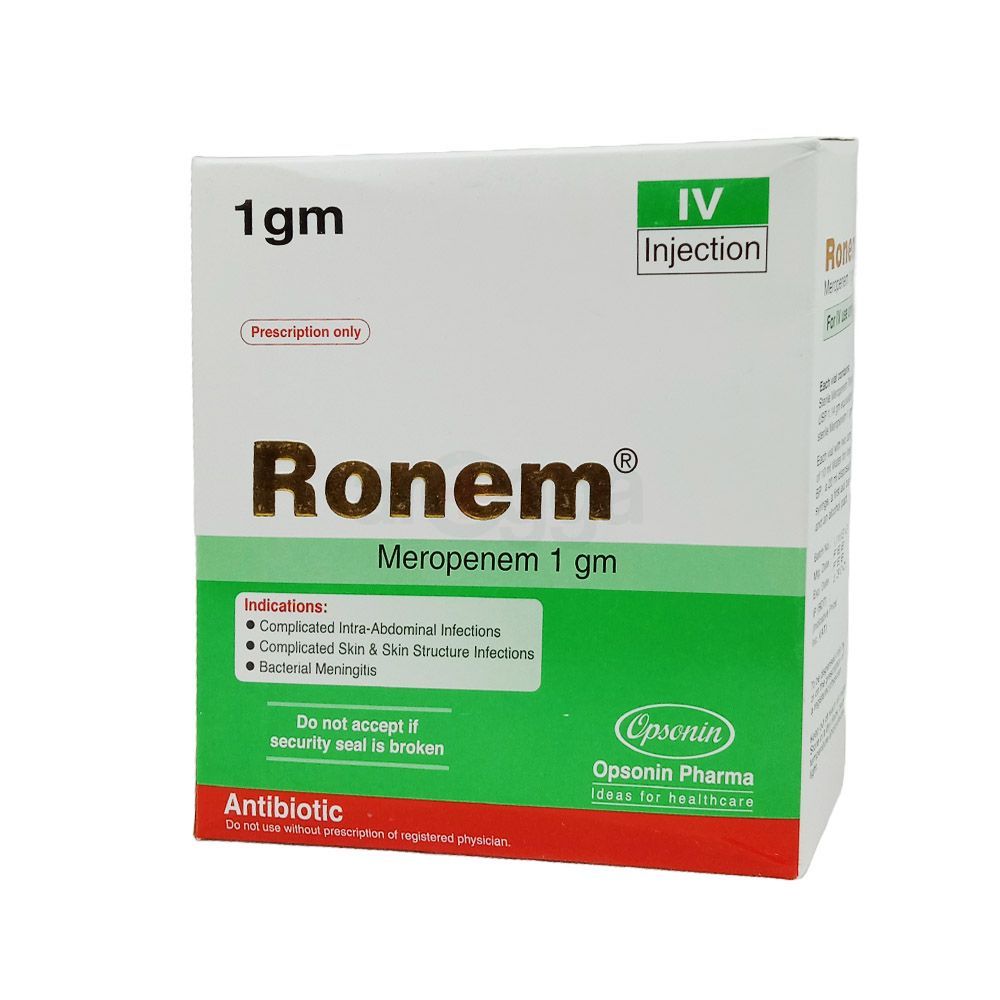 Ronem 1gm/vial Injection