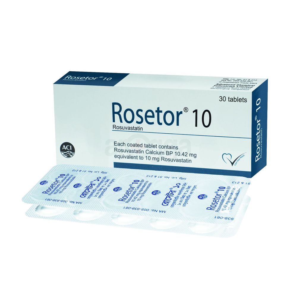 Rosetor 10mg Tablet