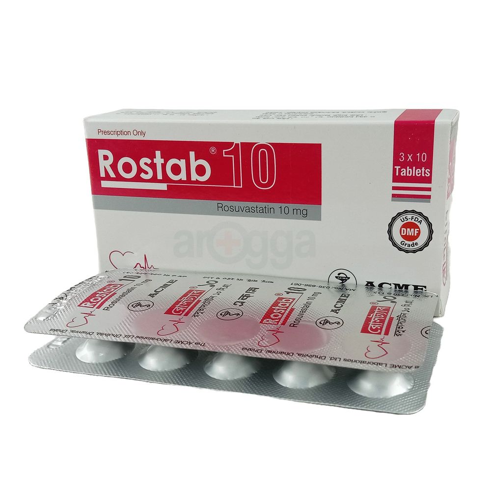 Rostab 10mg Tablet