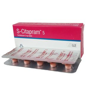 S-Citapram 5mg Tablet