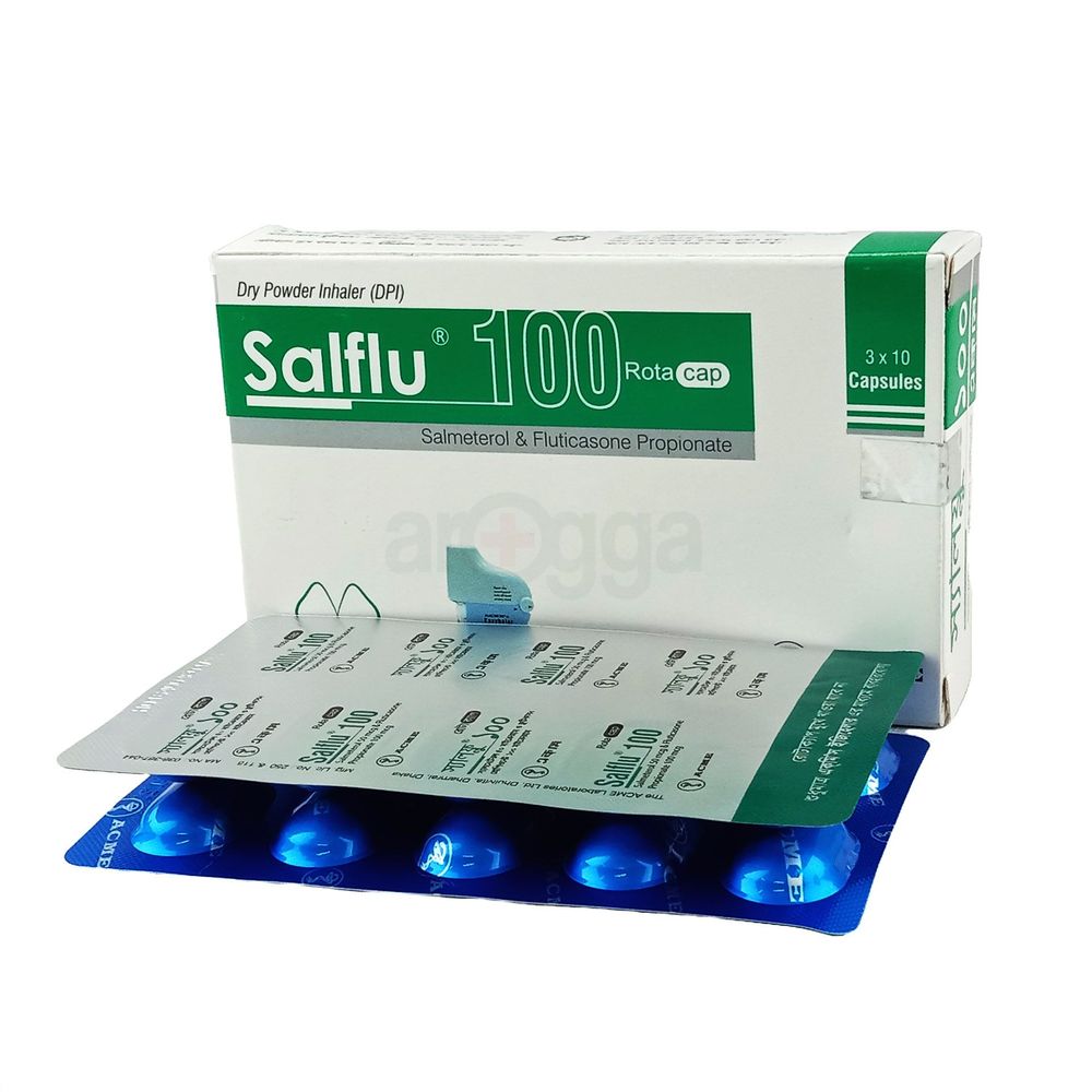 Salflu 100 Rotacap 50mcg+100mcg Capsule