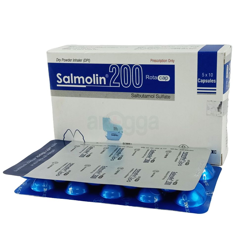 Salmolin 200 Rotacap 200mcg Capsule