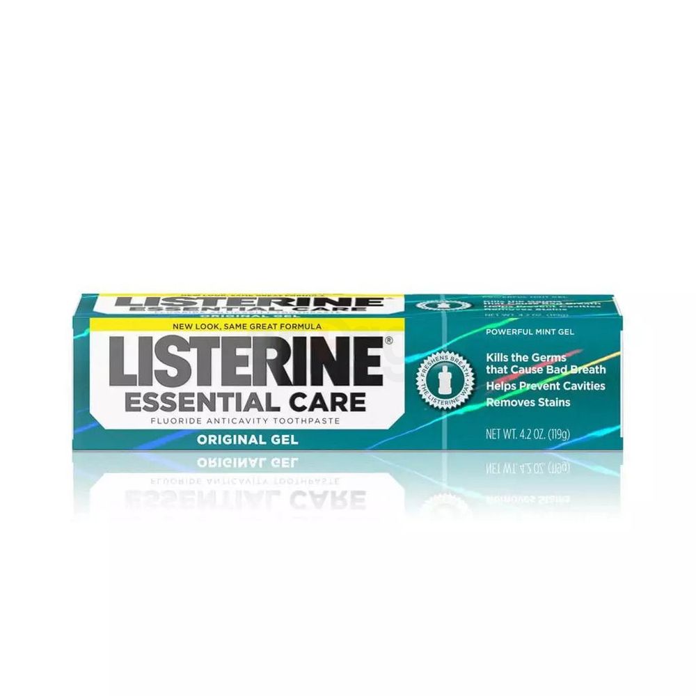 Listerine Essential Care Original Gel Fluoride Toothpaste  