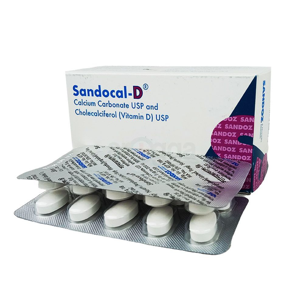 Sandocal D 500mg+200IU Tablet