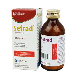 Sefrad 125mg/5ml Powder for Suspension