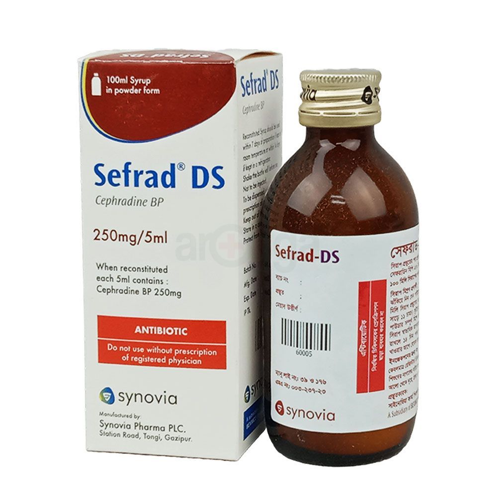 Sefrad DS 250mg/5ml Powder for Suspension