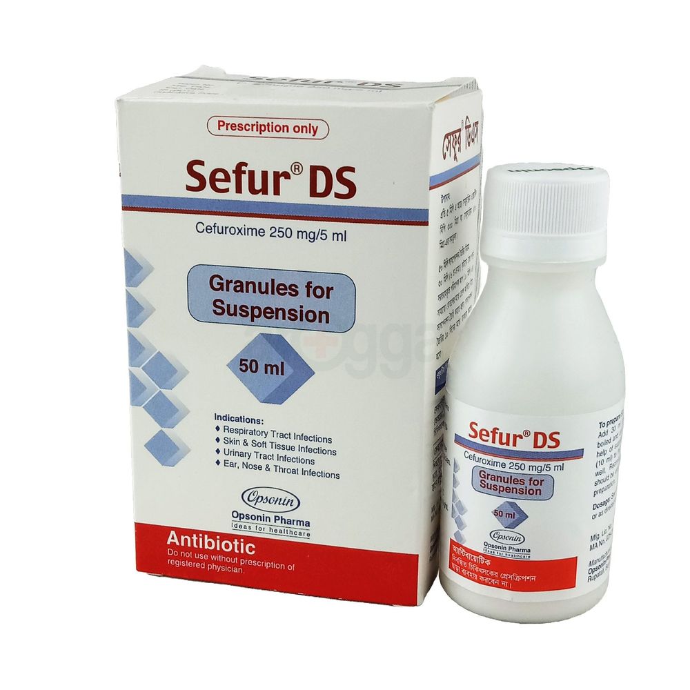 Sefur DS 250mg/5ml Powder for Suspension