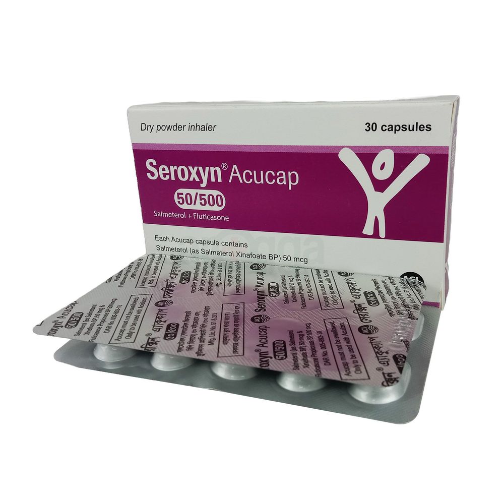 Seroxyn 50/500 Acucap 50mcg+500mcg Capsule