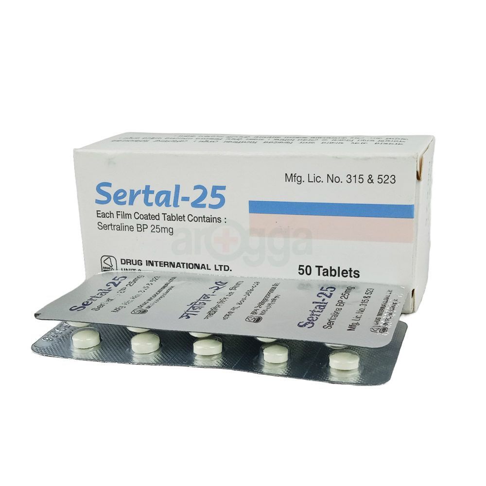 Sertal 25mg Tablet