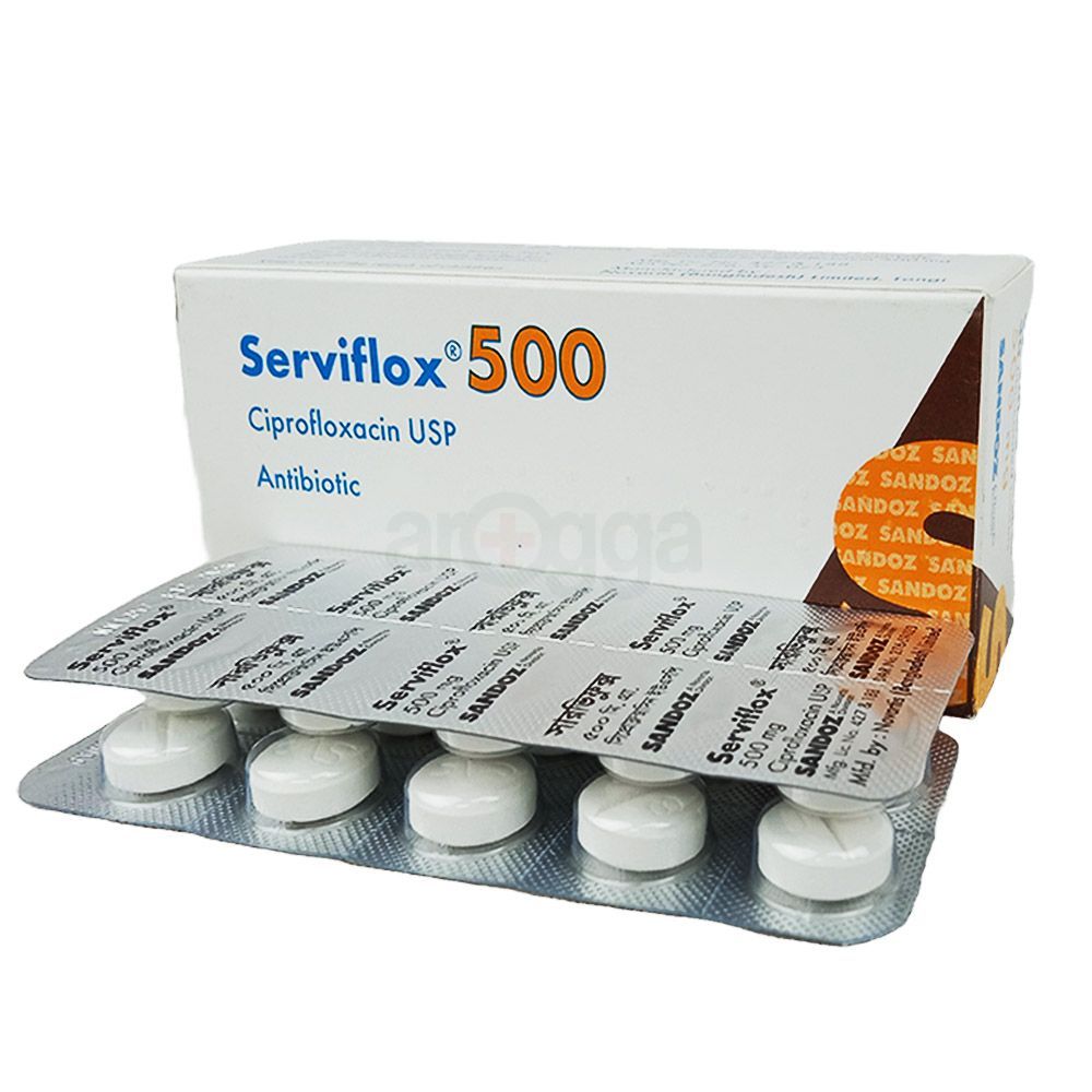 Serviflox 500mg Tablet