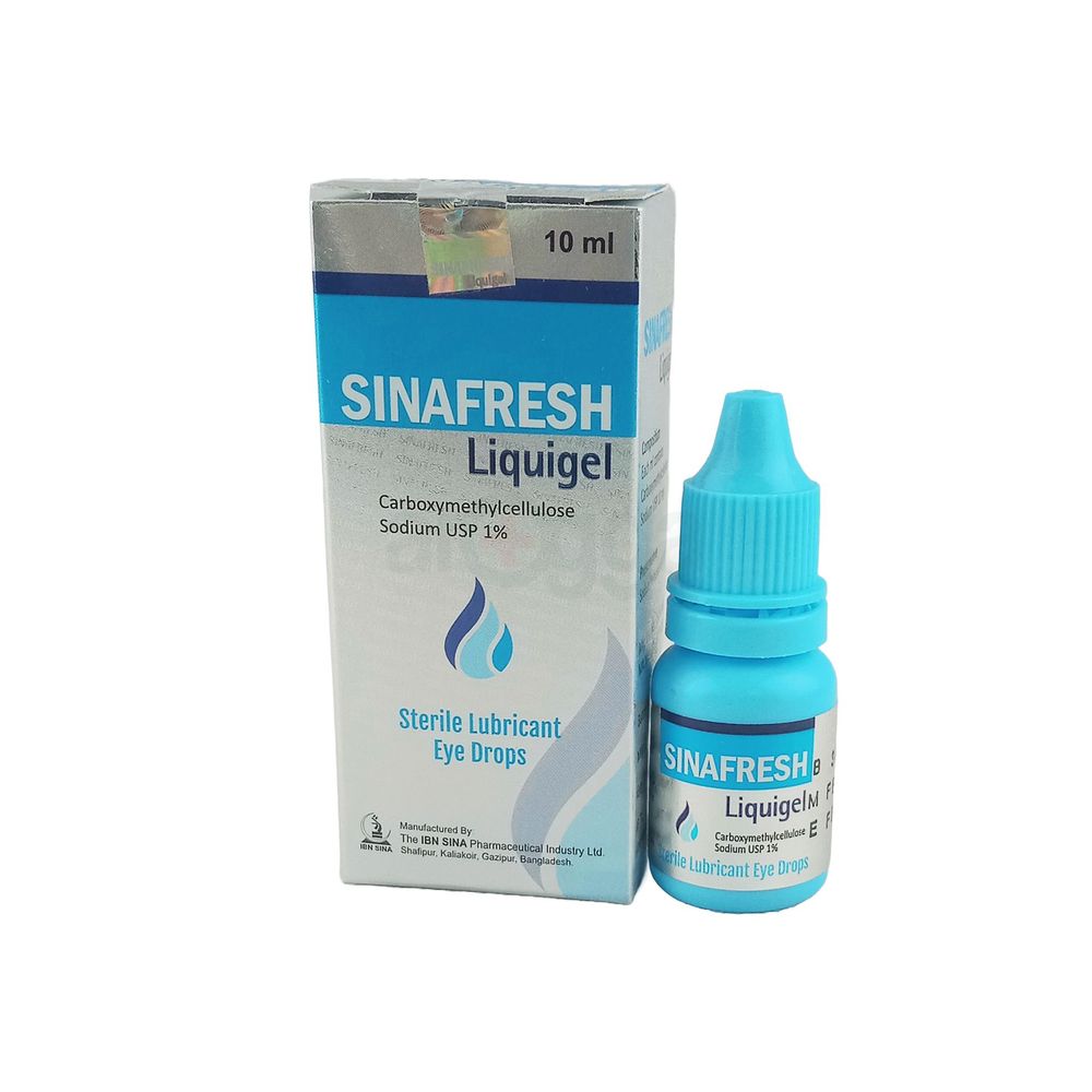 SinaFresh Liquigel 10mg/ml Ophthalmic Solution