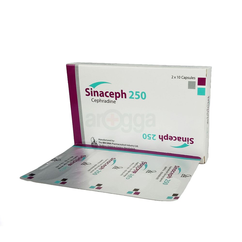 Sinaceph 250mg Capsule