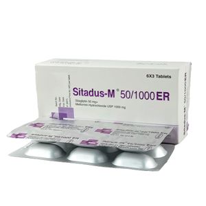 Sitadus M ER 1000mg+50mg Tablet