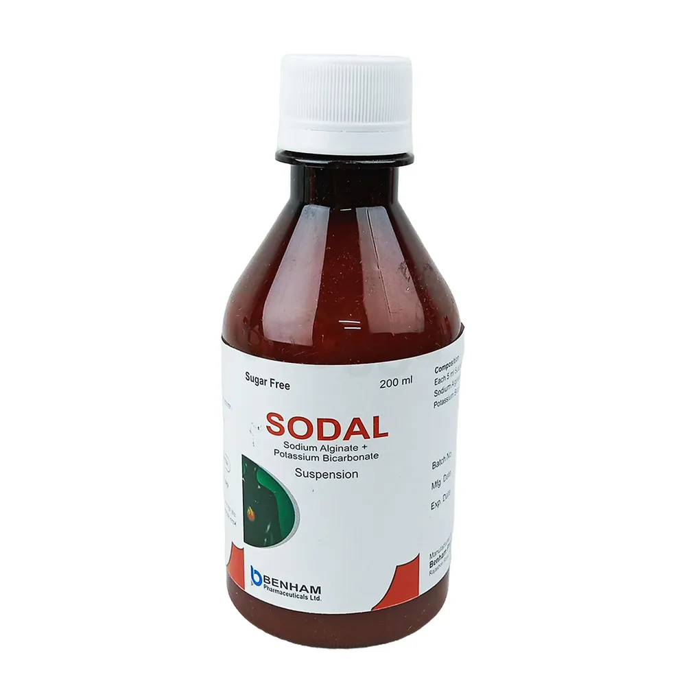 Sodal 200ml 100mg+500mg/5ml Suspension